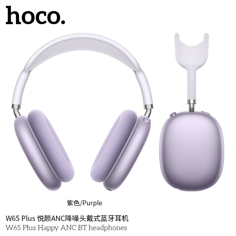 W65 Plus Happy ANC BT headphones