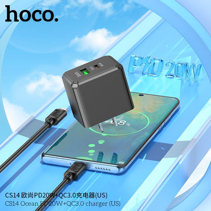 CS14 Ocean PD20W+QC3.0 charger(US)
