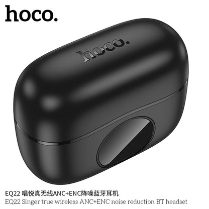 EQ22 Singer true wireless ANC+ENC noise reduction BT headset
