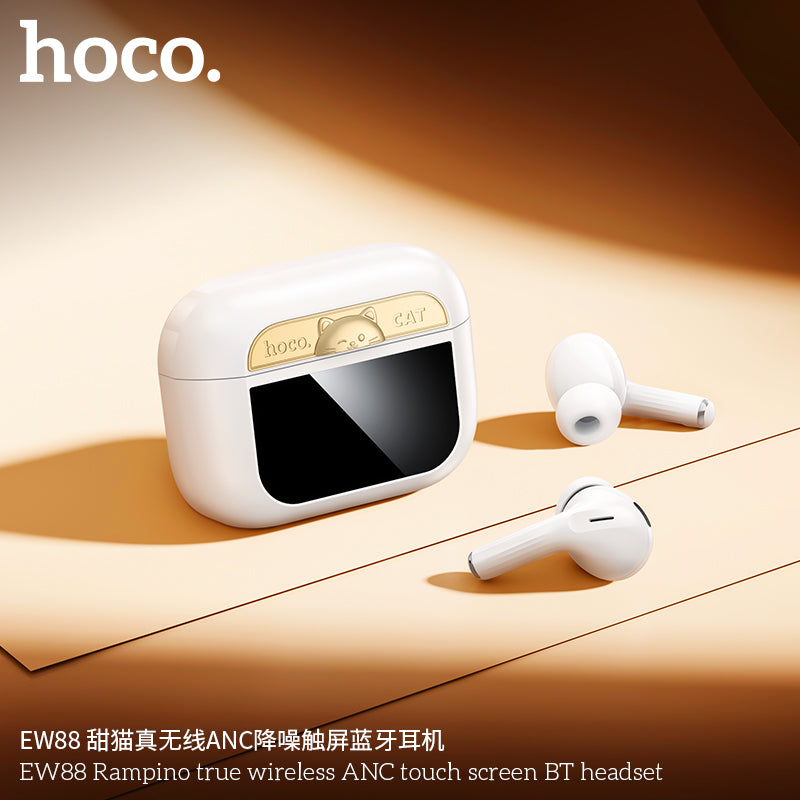 EW88 Rampino true wireless ANC touch screen BT headset