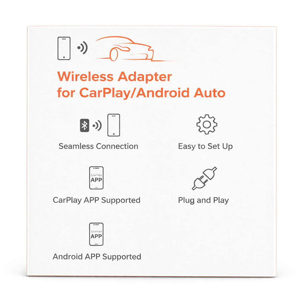 Wireless Car Play/Android Auto Adapter