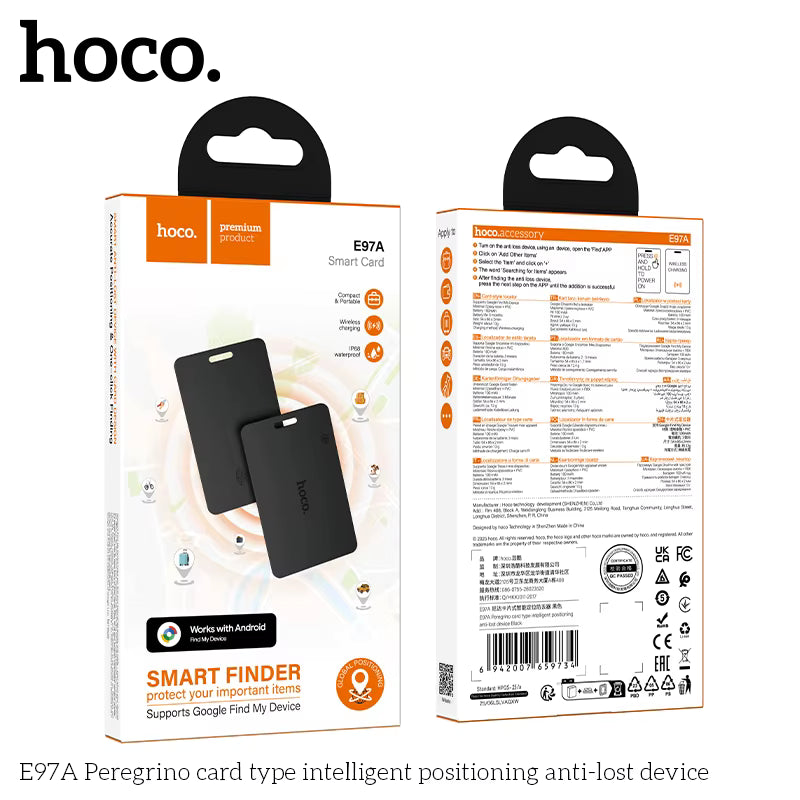HOCO E97A Google Find Hub Smart Card Tracker