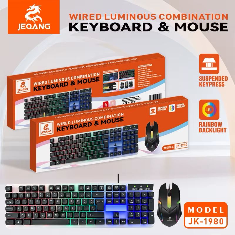 Jeqang mouse and keyboard set JW-1980