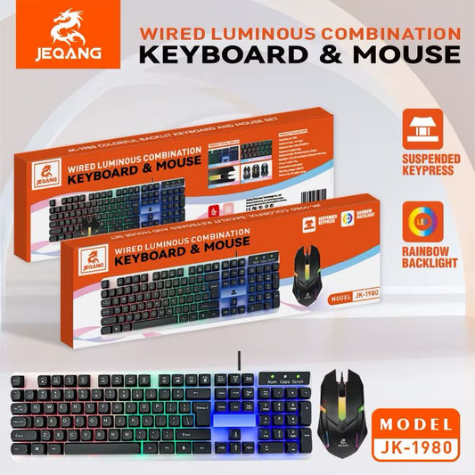 Jeqang mouse and keyboard set JW-1980