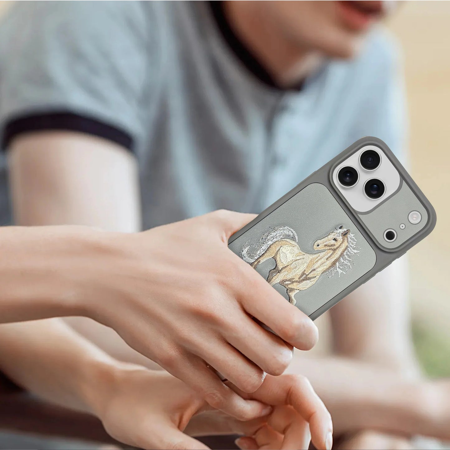 Boris Series Genuine Santa Barbara Leather Case