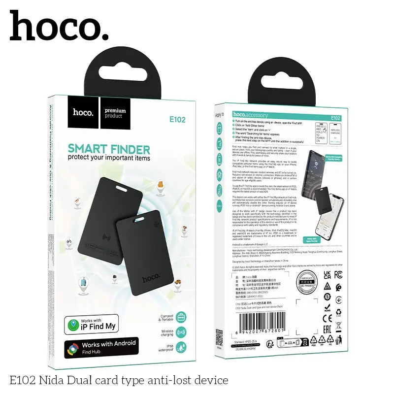 HOCO E102 Smart Card Tracker (Apple & Android)