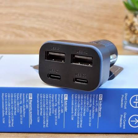 HOCO Z63 Car Charger with 4 Ports