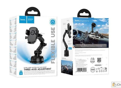 HOCO H89 Suction Cup Magnetic Car Holder for Windshield/Center Console