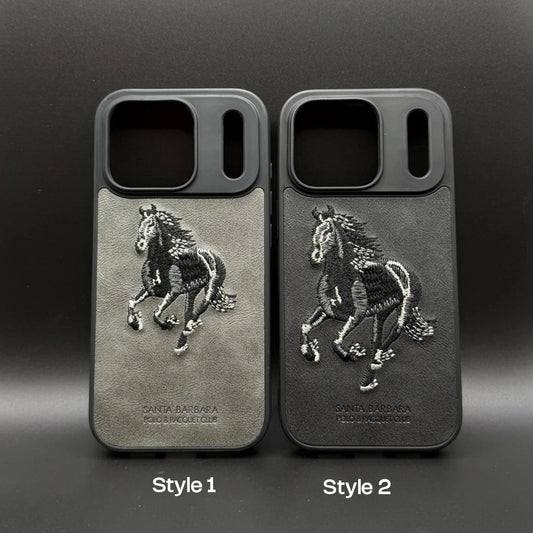 Embossed Horse Leather Case
