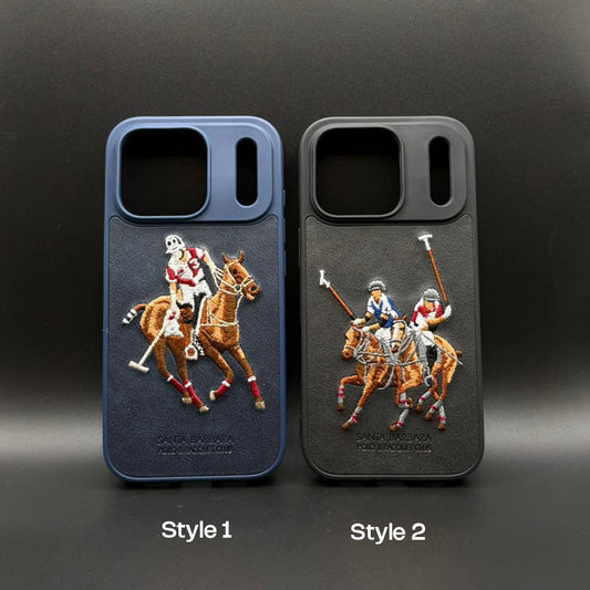 Polo Rider Embroidered Case